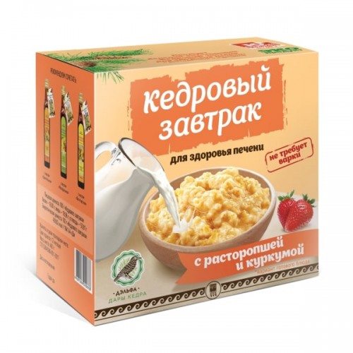 Купить Завтрак кедровый для здоровья печени с расторопшей и куркумой  г. Иваново  